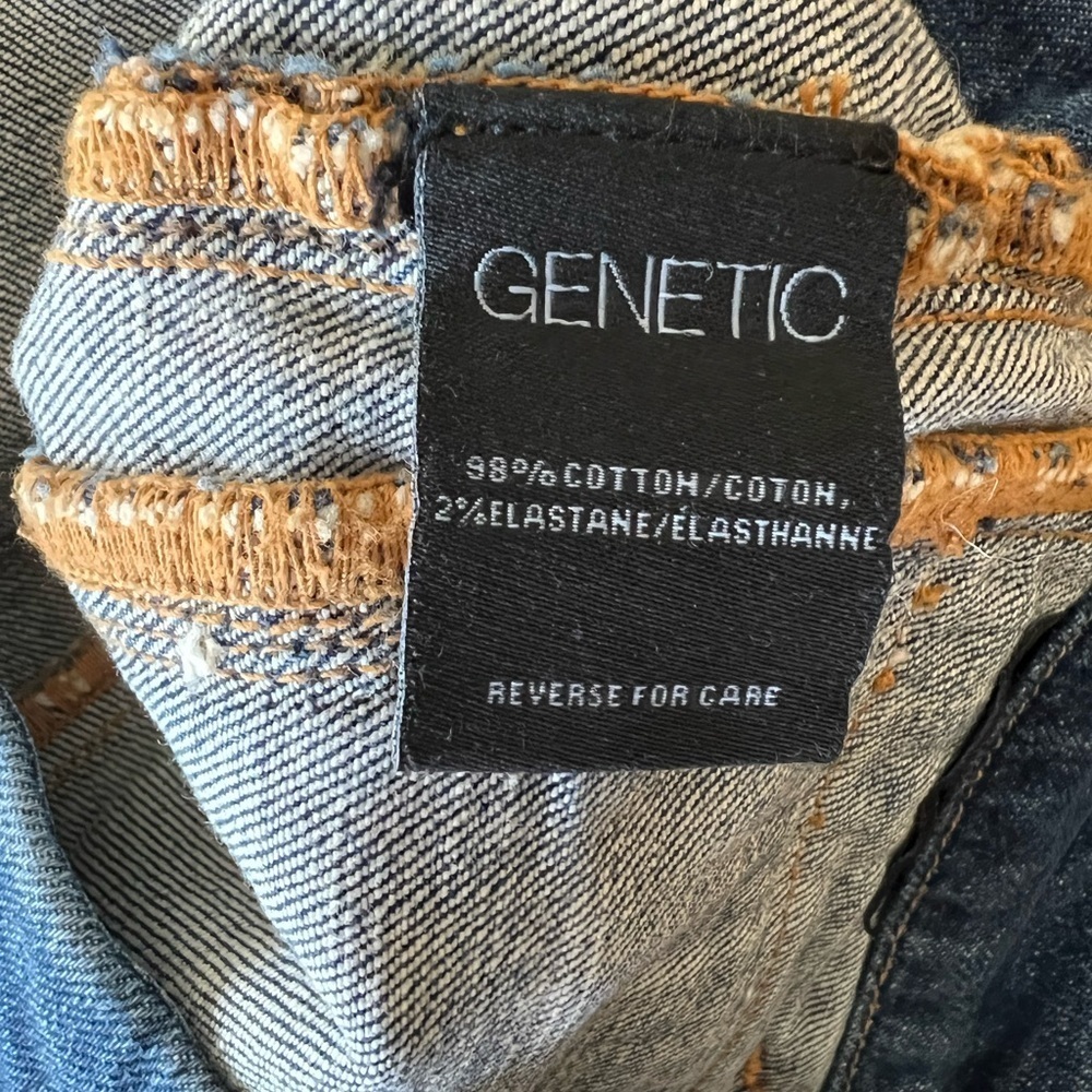 Genetic Los Angeles Bardot Patch Pocket Jeans NWT - Picture 10 of 10
